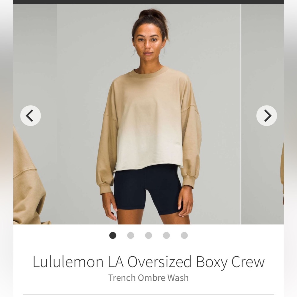 Lululemon XL Oversized boxy crew